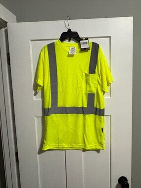 Hi-Viz Workwear OccuNomix  Noen Saftey Yellow sz M Med NEW NIP